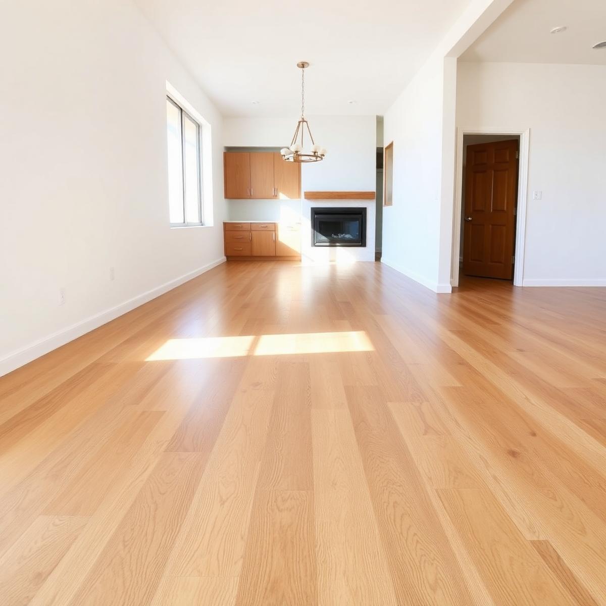 Wide plank hardwood flooring install